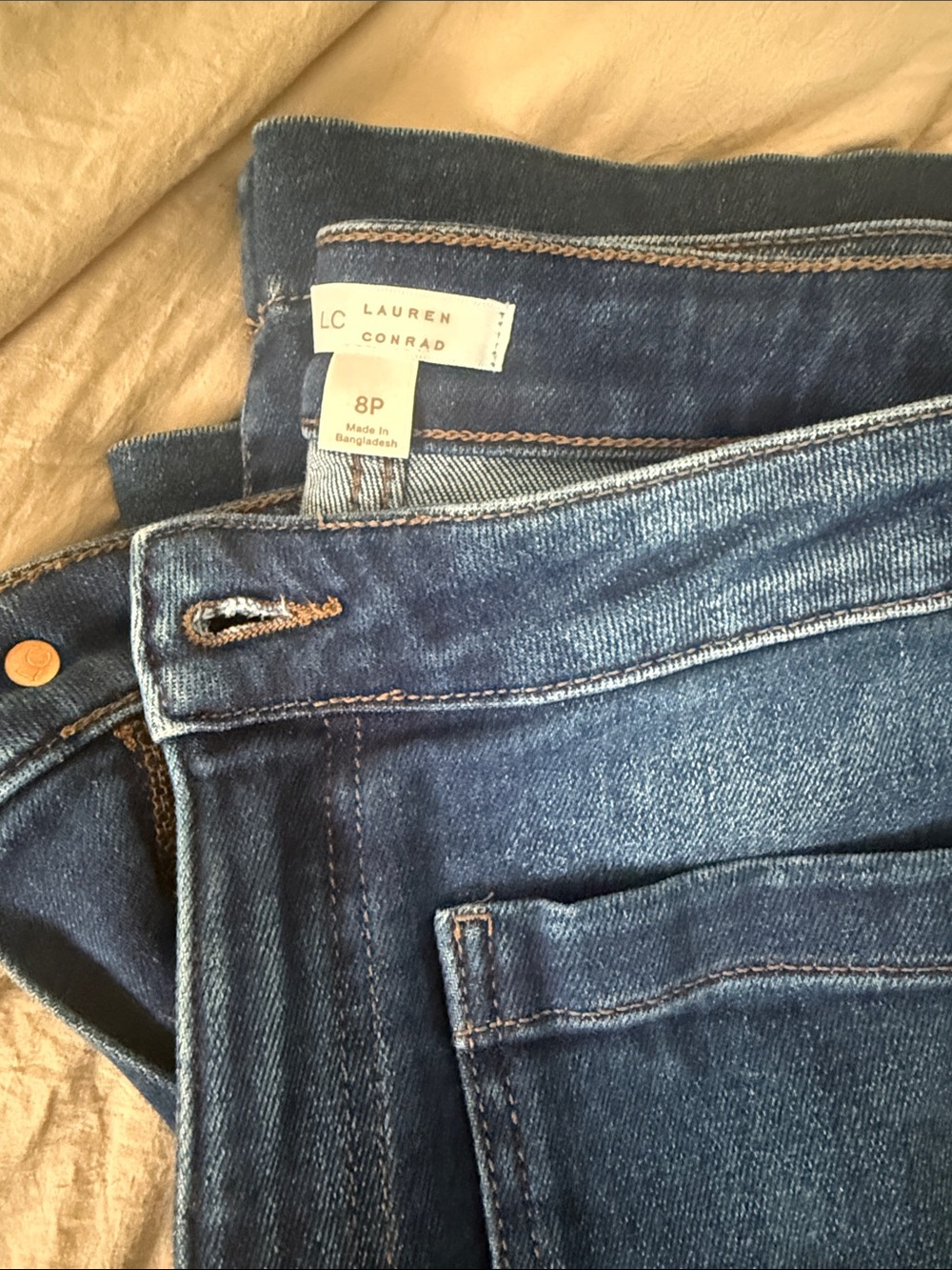 Lauren Conrad Petite High-Rise Wide Leg Women's Jeans - Blue - Picture 7 of 7